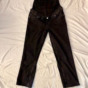 Abercrombie & Fitch Black Maternity Jeans - 90s Straight